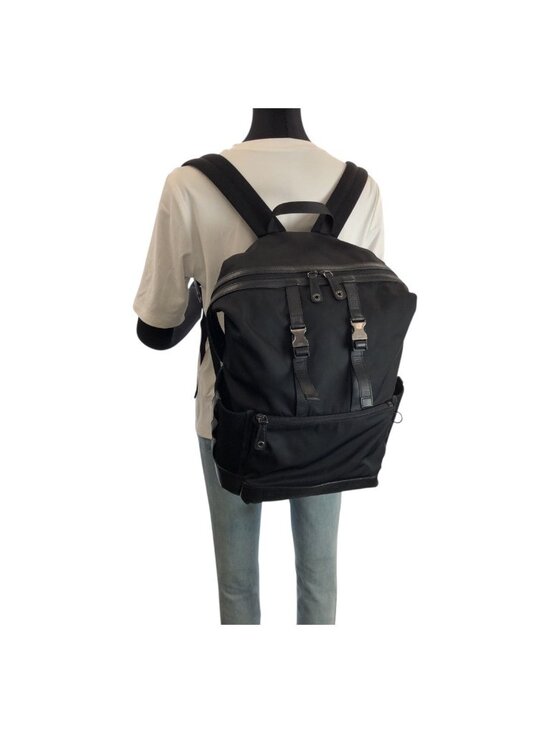 Fendi Zucca Black Silver Nylon Leather Backpack main image 7